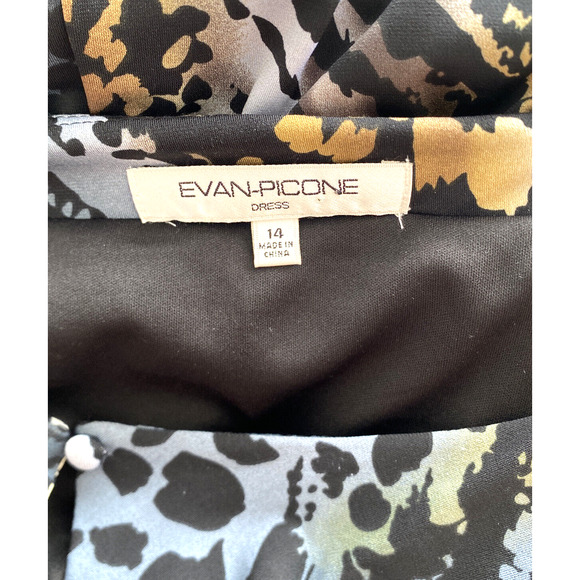 Evan Picone Animal Print Dress - - Picture 4 of 4